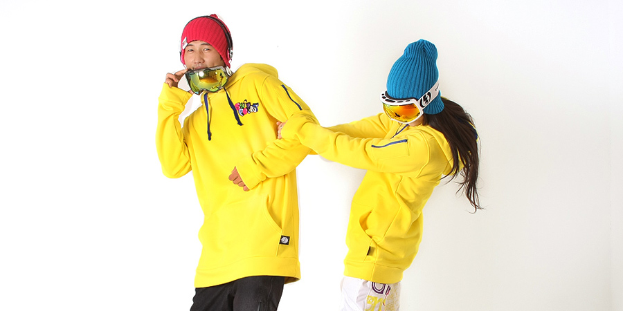 10/11 subpoint basic styled hoodie L.T.D.(L.yellow/blue)